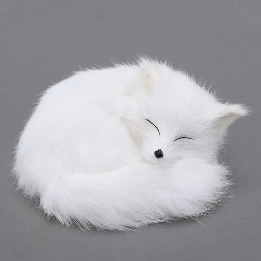 Pretty Little Cute Foxy Toy – Sleeping Fox Plush for Home Decor & Kids’ Gift