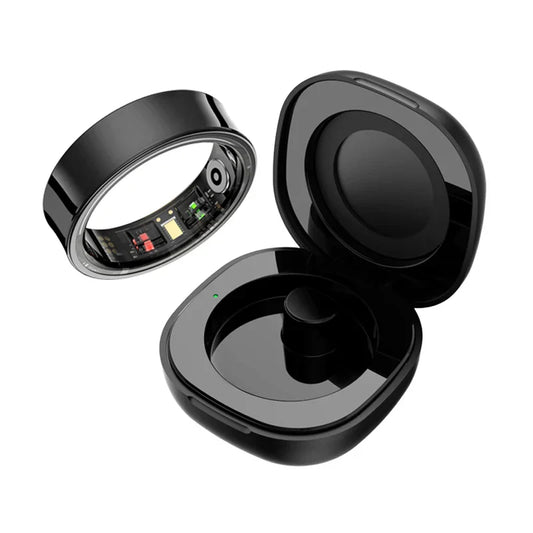 R09 Smart Ring – Health Monitoring Smart Wearable with Charging Case for Men & Women