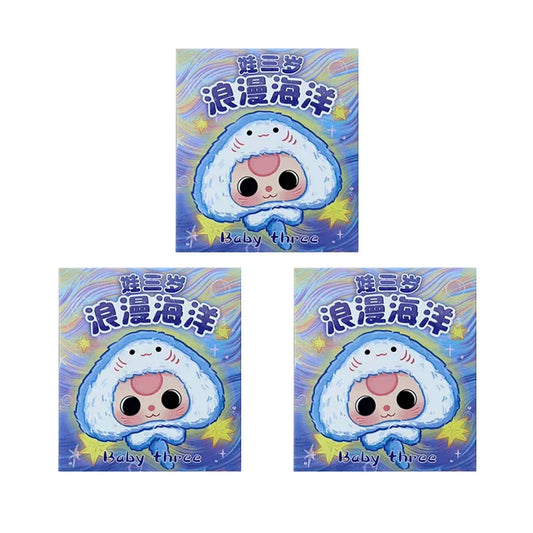 Baby Three Romantic Ocean Series Plush Blind Box – Kawaii Mystery Surprise Toy for Girls