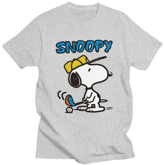 Snoopy Golf T-Shirt – Men’s Short Sleeve Urban Graphic Tee