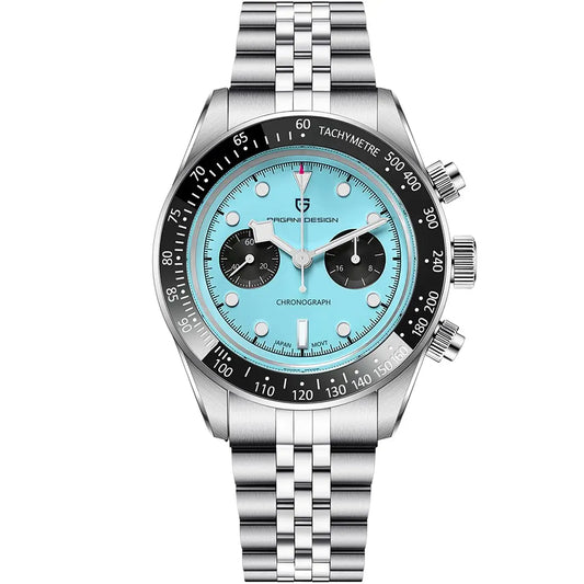 2025 New PAGANI DESIGN Panda Men's Quartz Chronograph Watch – Waterproof Timepiece with Sapphire Mirror & Ceramic Bezel