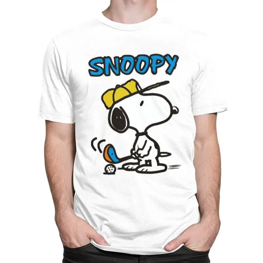 Snoopy Golf T-Shirt – Men’s Short Sleeve Urban Graphic Tee