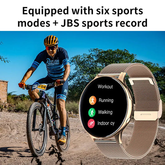 LIGE Smart Watch for Men & Women – Bluetooth Calling, Heart Rate & Blood Pressure Monitoring, IP67 Waterproof